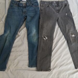 Wonder nation and wrangler 3 pairs of boys size 12 husky jeans